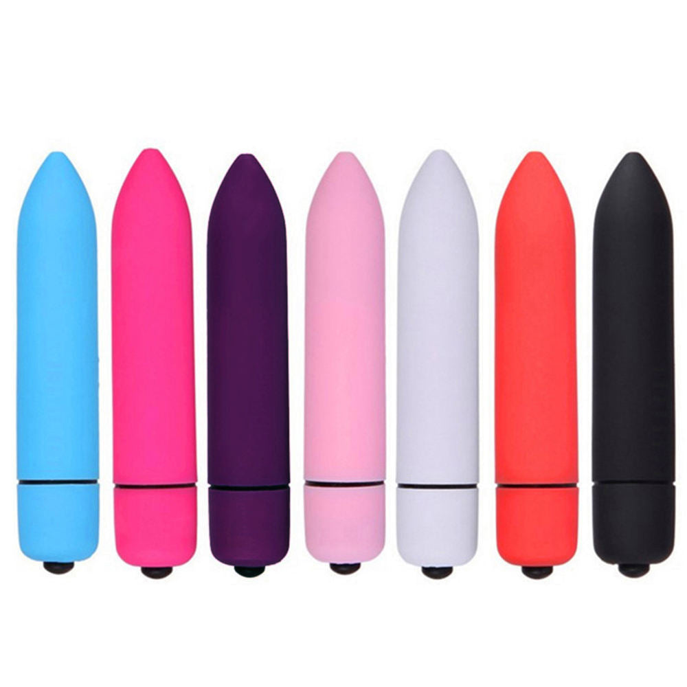 10-Speed Waterproof Mini Bullet Vibrator – Multi-Color Set