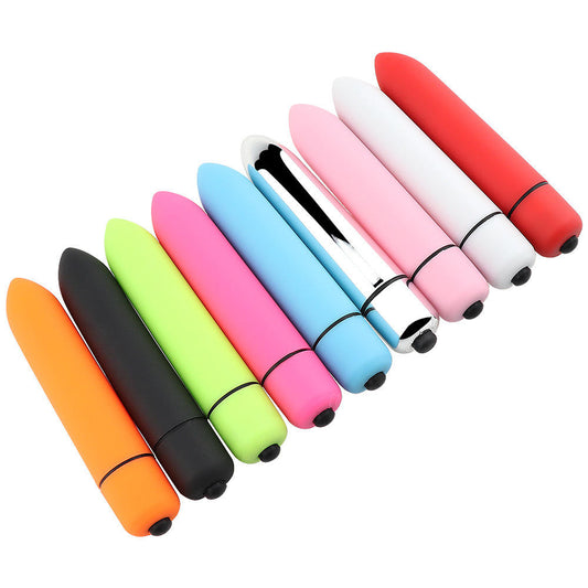 10-Speed Waterproof Mini Bullet Vibrator – Multi-Color Set